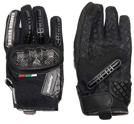 Mud Defeater Motor Motocross Handschuhe Madmotor AHP Motorrad Downhill Bike MTB Mountainbike Offroad schwarz