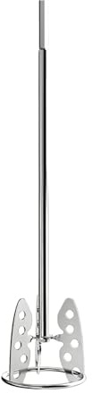 KiBcsLic Asta Miscelatore Cemento Accessorio Trapano Frusta Miscelazione Acciaio Inox Impugnatura Comoda per Mescolare Adatto per Cantiere Progetti Ristruttura, Esagono