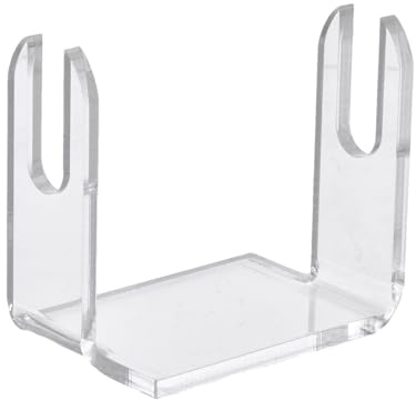 Generisch Fächer-Display-Halter – Handfächerständer aus klarem Acryl | Dekorativer Aufbewahrungsregal-Organizer | Für Wohnzimmer, Laden, Ausstellung, Theke, Desktop, Zuhause, Büro, Display-Dekoration