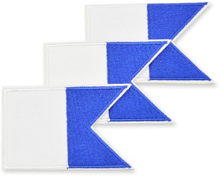yanwuwa Pack of 3 Scubas Diving Flag Emblems Fade Proof and Multipurpose Use Diving Patches Set for Personals Items Like Jackets Diving Patches