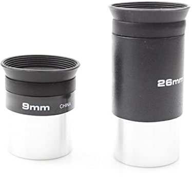 1,25 tum teleskop okularset, 6 mm, 12,5 mm för astronomiskt astronomiskt teleskop del