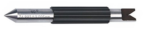 INSIZE 7384-T210 Messspitzen für Außengewinde Mikrometer, 55 Grad Winkel, Lieferung in Paaren, 5TPI/4,5 TPI/4TPI