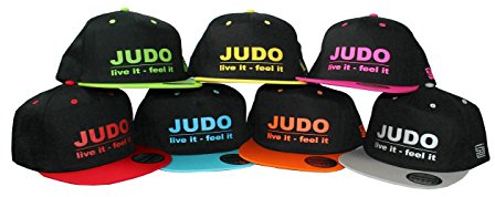 Snapback Cap - Judo live it - feel it gelb