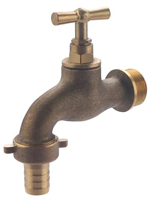 Robinet Extérieur Traditionnel mâle 20x27 - mâle 20x27 + raccord au Nez Ø15 NOYON & THIEBAULT