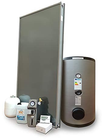Kit impianto solare termico circolazione forzata per produzione Acqua Calda Sanitaria, 1-2 persone, bollitore 150 litri, FKS