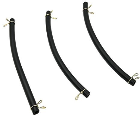 3 Líneas de Combustible y 6 Abrazaderas para Honda GX110 GX120 GX140 GX160 GX200 152F 154F 168F 170F 188F Generador Motor