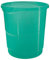 Esselte Papelera de 14L Apilable de Plástico, Contenedor para Basura y Reciclaje, Casa y Oficina, Diseño en Relieve, Gama Colour'Breeze, Verde, 626290