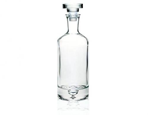 Clear Glass Decanter Carafe for Whiskey, Cognac, Liquor or Wine 0.7 L