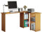 VCM Computertisch | Eckschreibtisch | Maße H. 73 x B. 136 x T. 112 cm | Schreibtisch mit PC-Fach – Lusias Buche