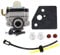 AISEN Carburettor For MAKITA BHX2500 BHX2500V BHX2500CA PB2504 EH450 H2500 Leaf Blower Carburetor Fuel Line Filter Kit