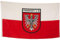 SCAMODA Bundes- und Länderflagge aus wetterfestem Material mit Metallösen, Outdoor Fahne & Flagge (Frankfurt am Main) 150x90cm