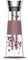 Eigenart Eve Cherry Blossom Karaffe aus Glas mit Deckel, Sieb und veganer Kunstleder-Manschette und Untersetzer, BPA frei, 1,25L, 31000