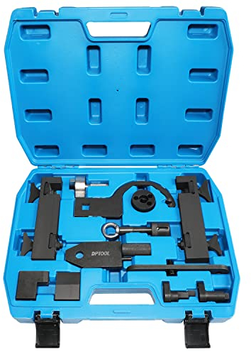 DPTOOL Outils d'alignement d'arbre à cames pour Land Rover Jaguar Discovry 4 Rang Rover Sport V8 5.0 L V6 3.0L Outil de calage du moteur avec pompe à carburant/outil d'injecteur Ensemble complet