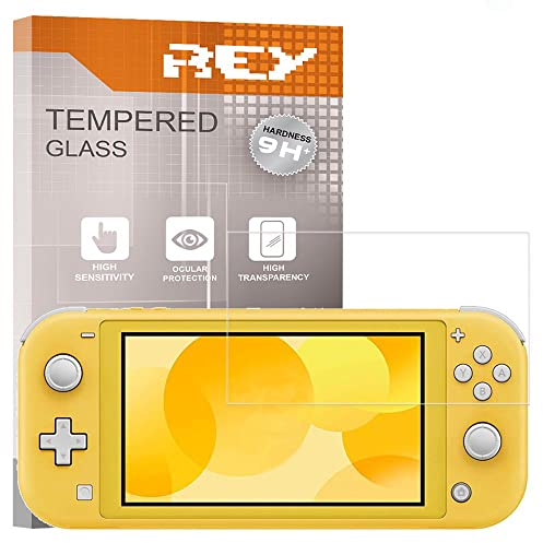 REY Protector de Pantalla para Nintendo Switch Lite, Cristal Vidrio Templado Premium