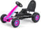 Milly Mally Viper Pedal Gokart Auto Tretauto Kinderfahrzeug mit Handbremse für Kinder ab 3 Jahren Rosa