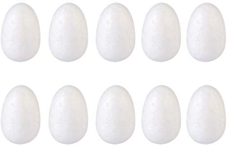 SOIMISS 50 Stücke Styroporeier Styroporkugeln 3cm Basteleier Ostereier Styropor Eier zum Basteln und Bemalen Polystyrol Balls Kugeln für DIY Handwerk Spielzeug Hochzeit Osternest Füller