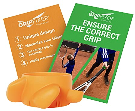 GRIPFIXER Tennis | Ensures The Correct Grip | The Ultimate Training Equipment & Teaching aid | Danish Innovation | Medium-Right
