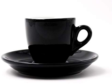 Nuova Point Espressotasse PALERMO schwarz 56 ml - 6 Tassen