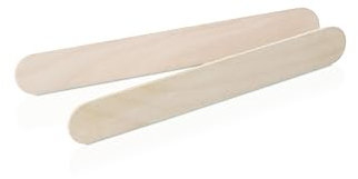 100 spatules en bois pour cire 15cm
