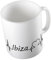 Hellweg Druckerei Huuraa Kaffeetasse Ibiza Herzschlag Puls Musik Kaffeebecher bedruckte 330ml Keramik Tasse als Geschenk