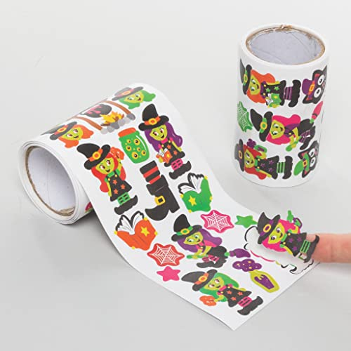 Baker Ross FE724 Hexen Sticker - 670 Stück, Großpackung Aufkleber für Kinder zum Basteln, Gestalten und Dekorieren