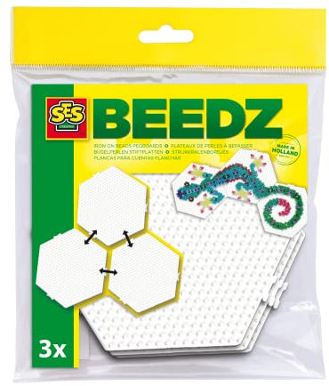 SES Creative Hexagon Stiftplatte verbindbar 3x