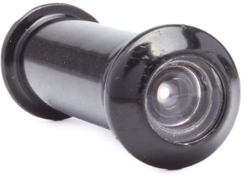 Sweet by Ultion Black Spyhole, 35-60mm. Security Spy Hole for Front Door, Peep Holes for Doors, Door Peephole, Peep Hole, Door Spyhole, Door Viewers for Safety.