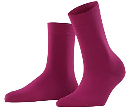 FALKE Women's Cotton Touch Socks Breathable Sustainable Thin Plain Elegant excellent Colours Flat Seam In The Toe Area For Dress Casual Business Looks 1 Pair