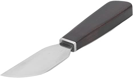 Cuchillo de Corte de Cuero, Hoja Incisiva, Corte Brillante, Fabricación de Bricolaje, Diseño de Mango de Madera, Cuchillo de Corte de Cuero para Proyectos de Arte para Artesanías