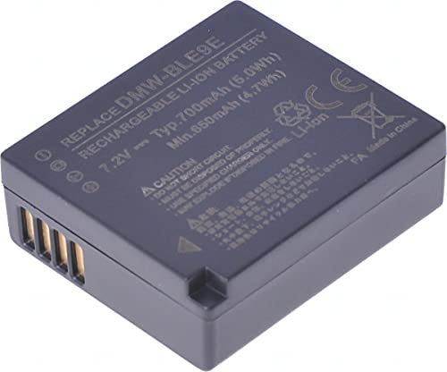 T6 Power Akku für Panasonic Lumix DMC-GX80, Li-Ion, 7,2 V, 700 mAh (5 Wh) schwarz