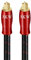 SKW Cavo Ottico Audio Digitale Toslink, Cavo Fibra Ottica placcato oro (S/PDIF) per Soundbar, TV, Impianti HiFi, Console di Gioco, Impianti Home Cinema (5 m, rosso)