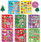 Pegatinas de Navidad, 226PCS Niños Pegatinas Adhesivas para Niños Niñas Fin de Año Sobres Impermeables Botella de Agua Manualidades Scrapbook Pegatina Decoración Fiesta Regalos Bolsas Decoración