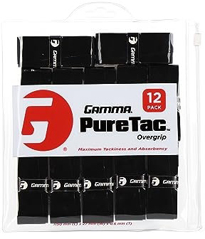 GAMMA Unisex-Erwachsene PureTac Tennis Tennisgriff, Schwarz, 12