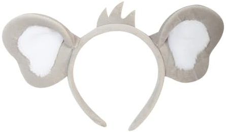 KarnevalsTeufel Grauer Haarreif mit Ohren Tier Kostüm Cosplay Elefant Maus Koala