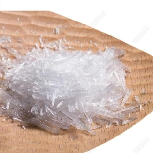 CRIGEMA - Mentolo in Cristalli - 100gr - Puro al 100% - Confezionato in un Sacchettino con zip richiudibile (100 GRAMMI)