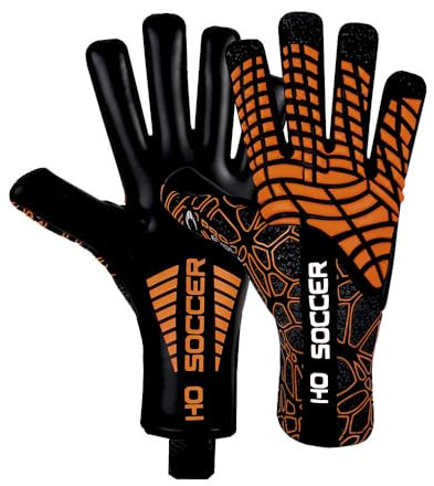 HO Soccer Pro Evolution NG Web Orange Torwarthandschuhe, Uni, Schwarz/Orange