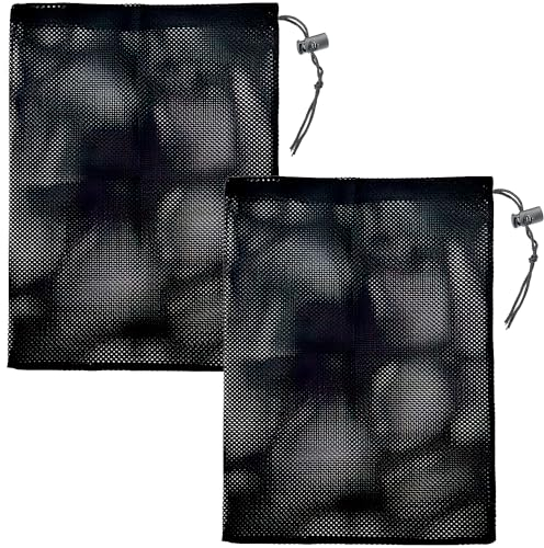2 pièces sac de barrière de pompe sac de filtre de bassin sac de pompe filtre sac en maille petit sac de filtre de bassin avec cordon accessoires de filtre de pompe à eau domestique grande(noir)