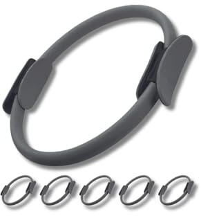 Winch Ganzkörpertraining im Set (2, 5 oder 10 Stück) | Umweltfreundlich | Pilates-Ring (5, Grau)