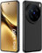Heioloo Hülle für vivo X200 Pro 5G Handyhülle Kameraschutz, Stoßfest Ultradünn Weich Schutzhülle Matte Oberfläche Slim Fit für vivo X200 Pro 5G Case - Schwarz