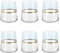 KASANOVA Set 6 bicchieri acqua 420 ml blu e oro Spectrum