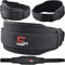 Weight Lifting Belt Gym Fitness Training Double Strength Neoprene 5.5 Inch Bodybuilding Workout Belt Men Women Support Powerlifting Squats Deadlifts Equipment (Black, M Size)