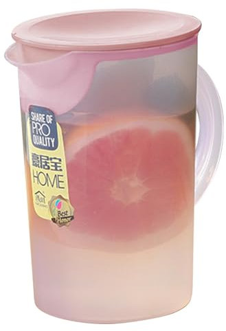 Pit de té de glacé | Pichet con portada | teterà helada | Jarra de agua para puertas de refrigerador, ahorro de espacio para hierba de limón, cerveza y té helado