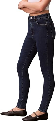 Calvin Klein Damen Jeans Eu High Rise Skinny Winter Storm Lv047e611g