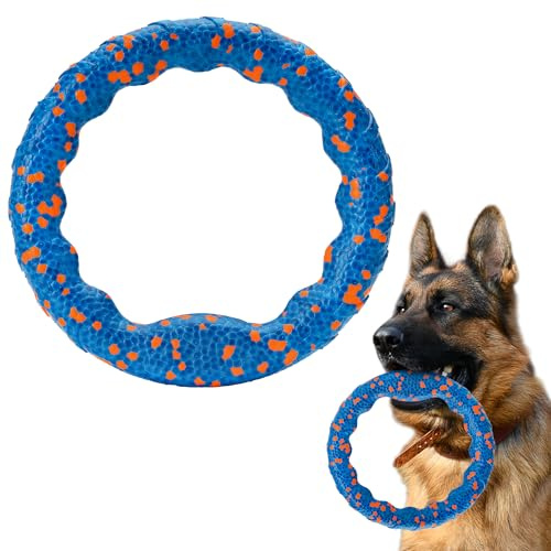 Anello Volante per Cani, Giocattolo Galleggiante Resistente in E-TPU, Gioco da Lancio e Riporto per Cani, per Spiaggia, Lago, Piscina, Cani di Taglia Media e Grande
