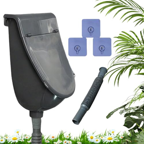 Opdestn Outdoor Urinal | Wohnheim Urinableiter | Geruchlose Wandmontierte Toilette Mit Deckel Urintrenner Für Männer Garten Camping
