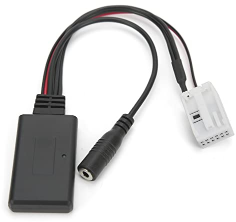 Keenso 12 Pin Aux Adapter für RD4 Radio, Auto Musik Telefonanruf Mikrofon