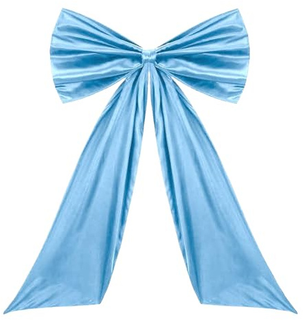 Ratpzou Decoración de Navidad con lazo grande de 25 x 41 pulgadas, decoración grande para árbol de Navidad, decoración de lazos gigantes, decoración de cumpleaños, coqueta, fiesta, boda, telón de