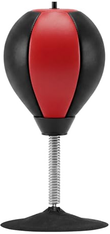 Stress Buster Desktop Punching Bag,Boxsack Tisch Punchingball,Upgrade Schreibtisch Boxsack mit Saugnapf und Tischklemme,Geeignet für Büro und Zuhause