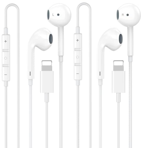 2er-Pack Apple MFi-Zertifiziert Lightning Kopfhörer für iPhone 14 13 12 11