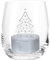Windlicht Merry Christmas Tannenbaum Windlicht mit Spruch, Teelichtleuchter, Glaswindlicht, Geschenkidee, (Glas)
